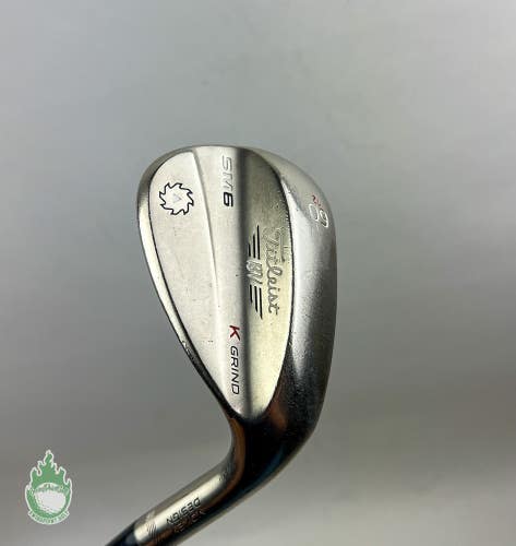 Right Handed Titleist Vokey SM6 K Grind Wedge 60*-12 Wedge Flex Steel Golf Club