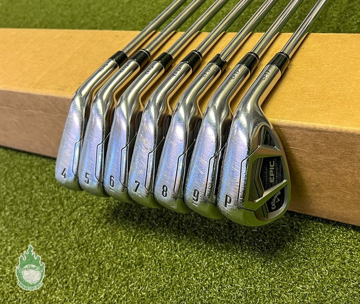 Used Callaway Epic CF17 Irons 4-PW Project X LZ 5.5 95g Regular Steel Golf Set
