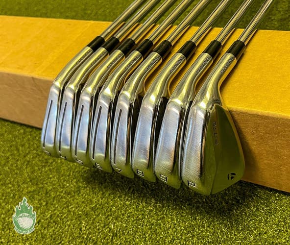 Used 2021 TaylorMade P-770 Forged Irons 3-PW Project 6.0 Stiff Steel Golf Set