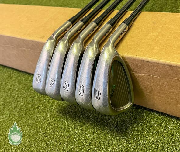 Used RH Ping Red Dot Prodi G 6-PW Junior Flex Graphite Golf Club Set