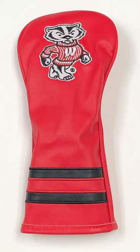Team Golf Vintage Single Driver Headcover (Wisconsin Badgers) Oversized NEW