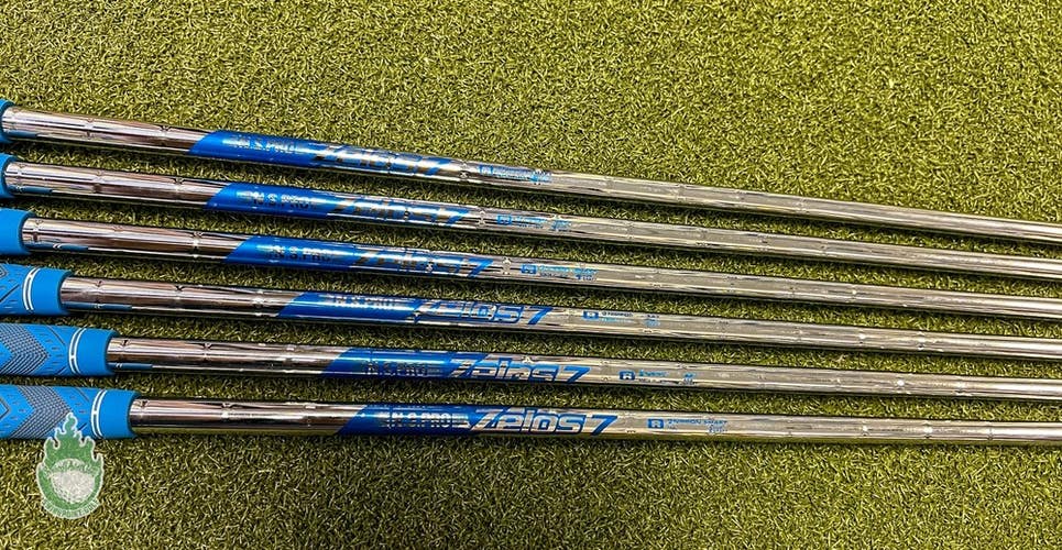 Used N.S.Pro Zelos 7 5-PW Regular Flex Steel Iron Set Shafts