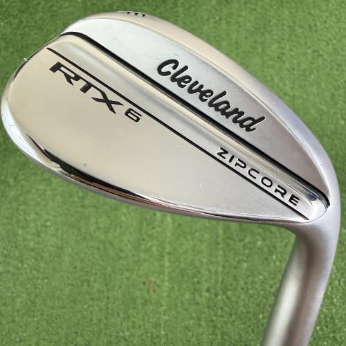 Cleveland RTX 6 Zipcore Satin Chrome Mid 58 10 Lob Wedge Tour Issue Spinner