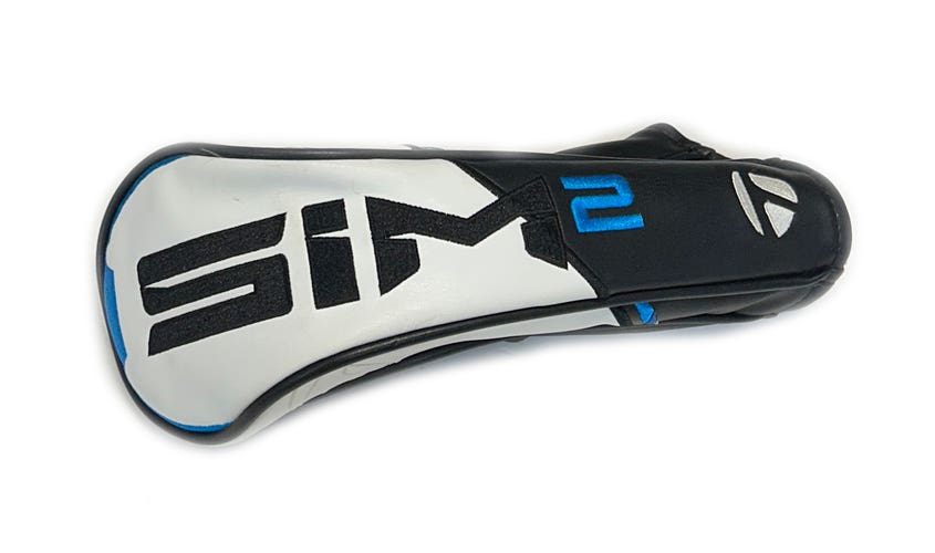 TaylorMade Golf Sim2 Black/White/Blue Fairway Wood Headcover