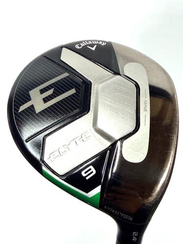 Callaway Elyte 9 Wood 24 Denali Charcoal 60g Regular Flex Fairway Wood