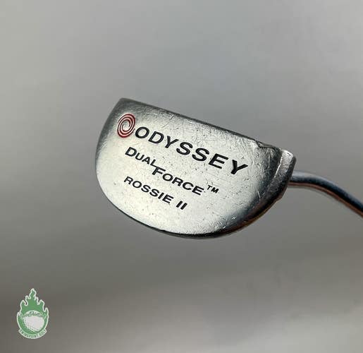 Used RH Odyssey Dual Force Rossie II 35" Putter Steel Golf Club