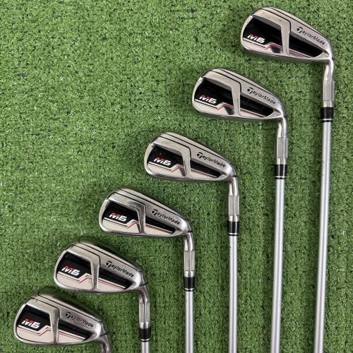 Taylormade M6 Iron Set 4-9 Fubuki TM6 Graphite Regular Flex -1/2 Short