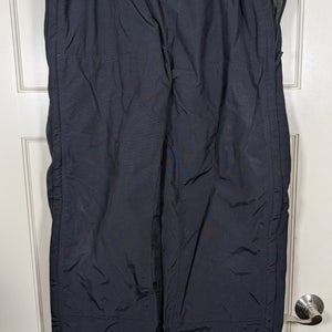 Carhartt Pants Mens LT Black Nylon Mesh Lined Work Rain Waterproof Pants B187