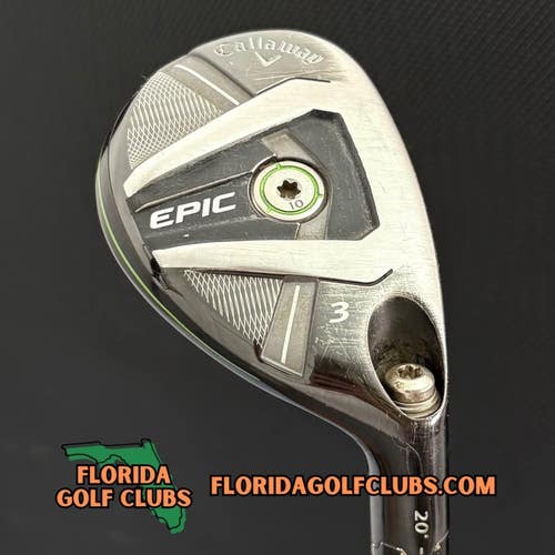 CALLAWAY EPIC 3 HYBRID (20 DEGREE)