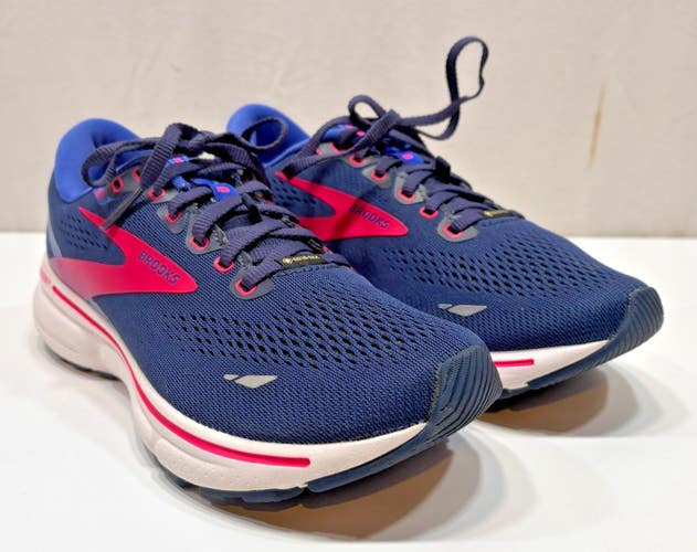 Brooks Ghost 15 Blue/Peacoat Pink Gore-Tex Women's Running Shoes US 8 EU 40