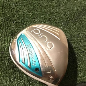 Ping Ladies 2015 Rhapsody 26* 7 Fairway Wood ULT 220 Lite Graphite Shaft (41)