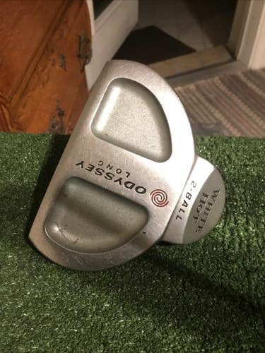 Odyssey White Hot 2-Ball Long Putter 48 Inches RH Needs New Grips (Broomstick)