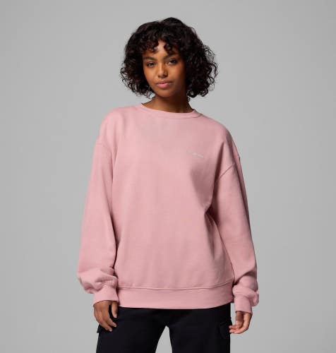 Columbia Aldermore Sweatshirt Womens XL Eraser Pink Long Sleeve Crew Neck KFC627