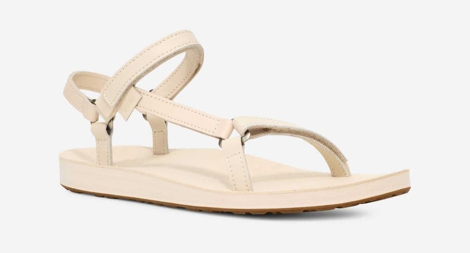 Teva Original Universal Slim 1151031-BIR Sandals Women's 9 Birch Leather VER1509