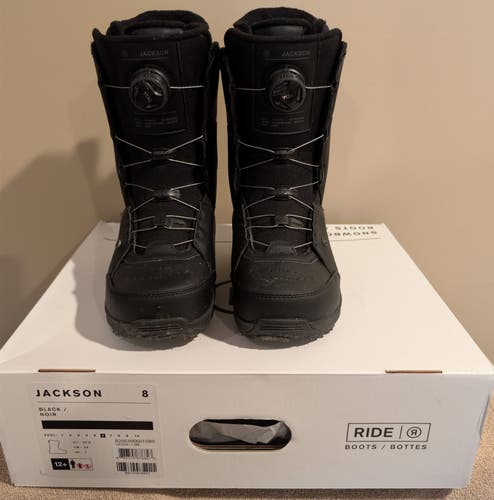 Men's Size M 8.0 (W 9.0) Ride Jackson Snowboard Boots (Used)