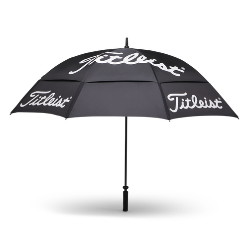TITLEIST TOUR DOUBLE CANOPY UMBRELLA 2026 BLACK/WHITE