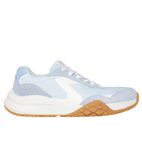 SKECHERS WOMENS COURT FRENZY PICKLEBALL SHOE LIGHT BLUE