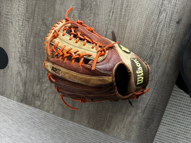 Wilson A2000 RH Outfield Baseball Glove 12.5" (Used) Made in Japan