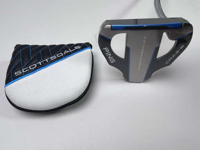 Ping Scottsdale Craz-E 2025 Putter 34" SuperStroke 2.OPT Black Dot RH HC NEW