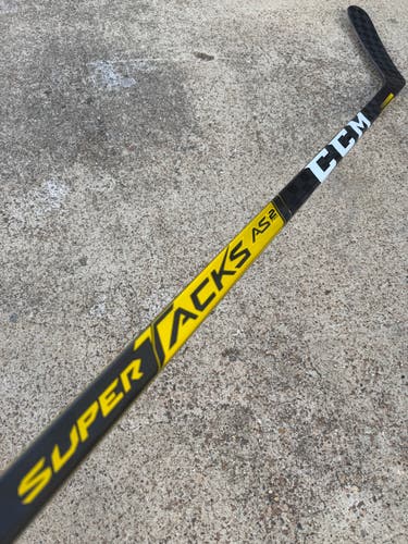 CCM Super Tacks AS2 PRO Pro Stock Hockey Stick 100 Flex Grip PM9 Left 77261
