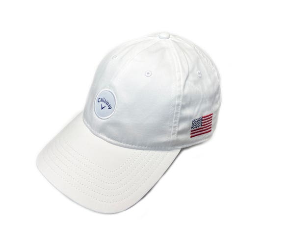 NEW 2025 Callaway Heritage Twill USA Adjustable Golf Hat/Cap