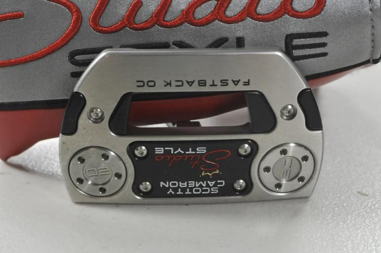 Titleist 2025 Scotty Cameron Studio Style Fastback OC 33.5" Putter Steel #213555