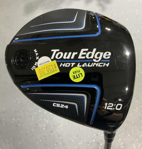 Tour Edge HOT LAUNCH C524 12 Driver 44" ALDILA ASCENT 50 Senior Flex Graphite