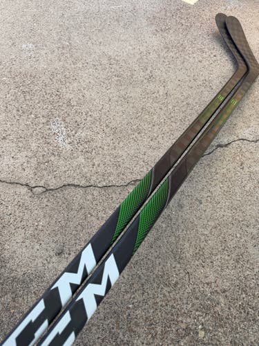 2 PACK CCM RibCor Trigger 4 Pro Stock Hockey Stick Grip 80 Flex P90 Left 7206