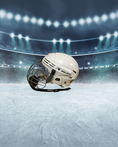 Bauer 2100 White Medium Helmet