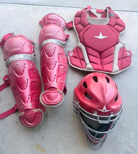 Red All Star Advanced Series Catcher's Set (Used)