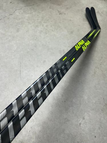 2 PACK 95 Flex P28 Senior Warrior Alpha LX20 Left Hand Hockey Stick Pro Stock (New)
