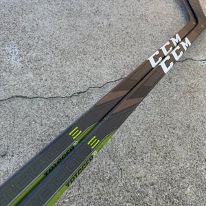 2 PACK CCM RibCor Trigger 3D PMT Pro Stock Hockey Stick 75 Flex Left P90M 7228