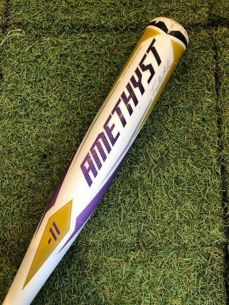 2022 Easton Amethyst Alloy Bat (-11) Alloy 17 oz 28" (Used)