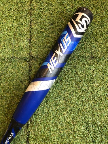 Blue 2022 Louisville Slugger Nexus Composite Bat (-12) Composite 19 oz 31" (Used)