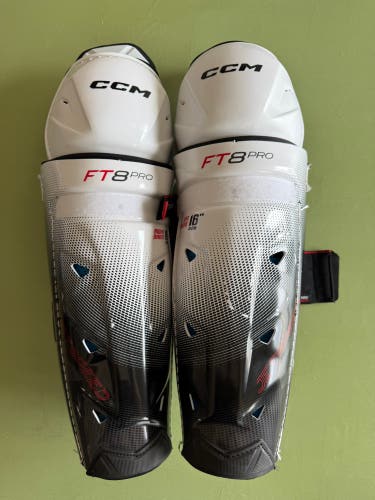 Senior CCM Jetspeed FT8 Pro 16" Shin Pads (Used)