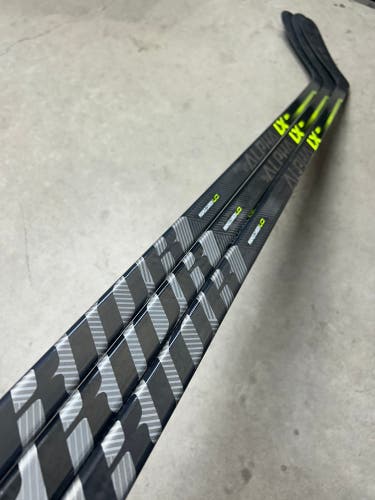 3 PACK 100 Flex P92 Senior Warrior Alpha LX Pro Left Hand Hockey Stick Pro Stock (New)