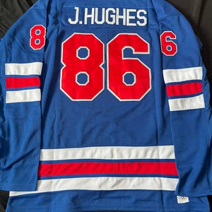 NEW Jack Hughes Team USA Olympic Hockey Men's Jersey Stitched Size XL