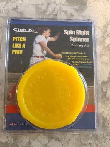 Club K Spin Right Spinner Training Aid pitching trainer (New)