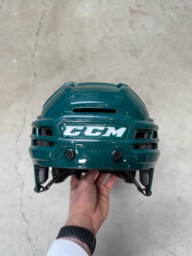 Medium Minnesota Wild Pro Stock CCM TACKS X Helmet Green (New)