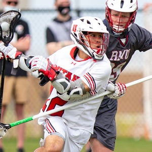 Under Armour Utah lacrosse mens game shorts L large NEW