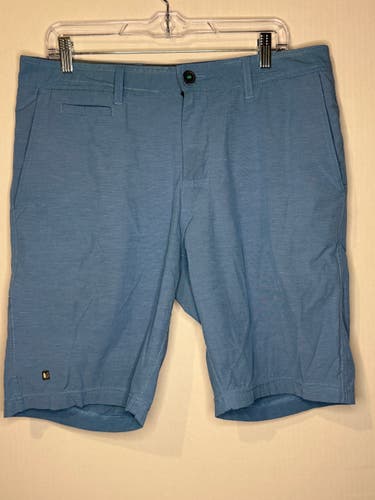 LINKSOUL Mens Solid Boardwalker Short – Light Blue, Size 34 (Used)