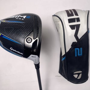 TaylorMade SIM2 MAX Driver 9* Mitsubishi Chemical Kuro Kage 60g Stiff RH HC