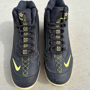 Black Men's Size M 9.5 (W 10.5) Nike High Top Griffey Molded Cleats (Used)