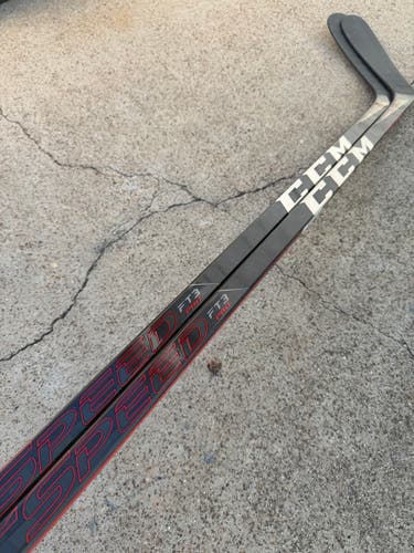 2 Pack CCM JetSpeed FT3 PRO Pro Stock Hockey Stick Grip 95 Flex Left P90 7385