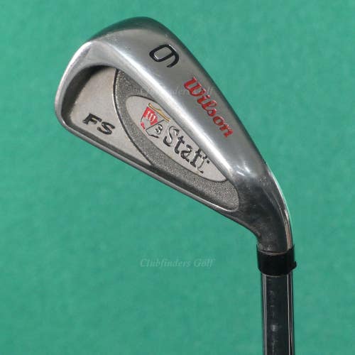 Wilson Fat Shaft Staff Single 6 Iron Factory Wide Body Steel Regular