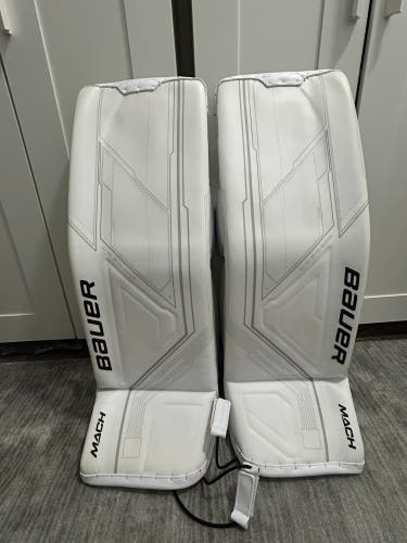 Large 2022 Bauer Mach Goalie Leg Pads (Used)
