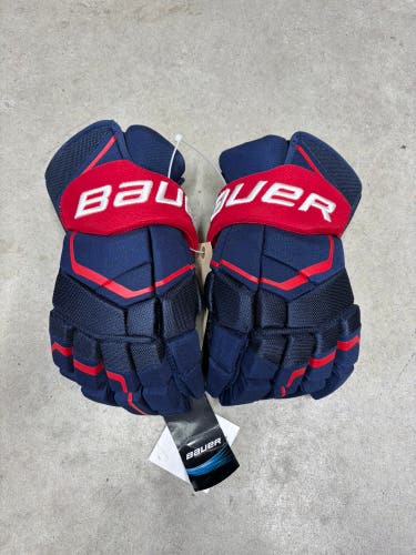 15” Bauer Supreme 2s Pro Team USA Gloves Pro Stock (New)