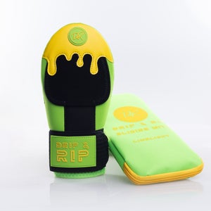 Drip & Rip Sliding Mitt Youth for Baseball & Softball - Closeout - Limelight Colorway
