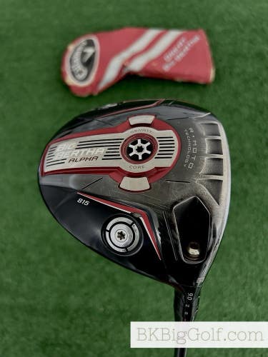 Callaway Big Bertha Alpha 9.0 Driver w Headcover / Regular