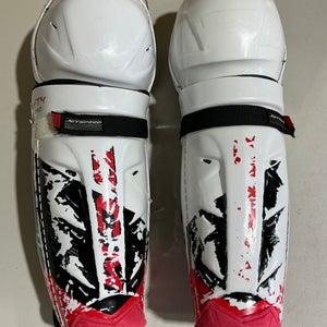 CCM FT4 Pro 15" Shin Guards Pro Stock (Used) 29573